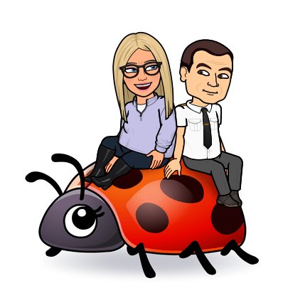 Coccinelle Régine et Claude - оригинал