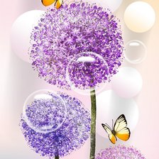 Схема вышивки «дикий лук»