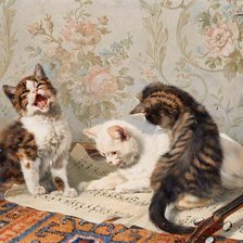 Trei pisici pe o partitura, J. Adam