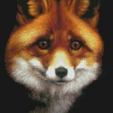 Схема вышивки «Лиса»