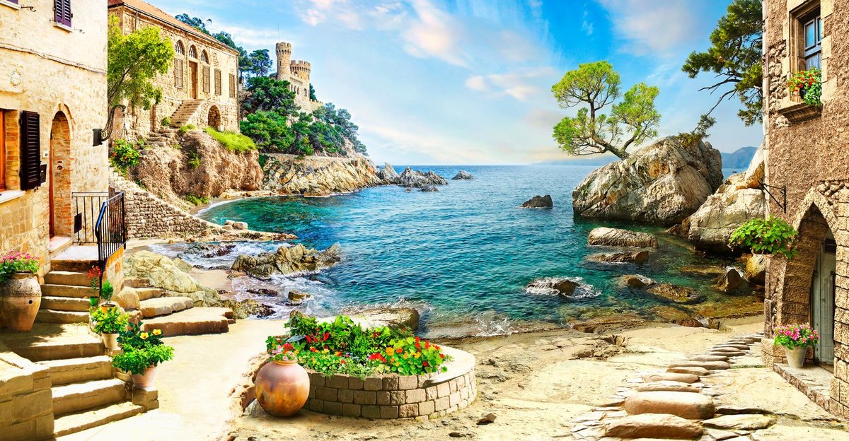 Морской дворик - оригинал