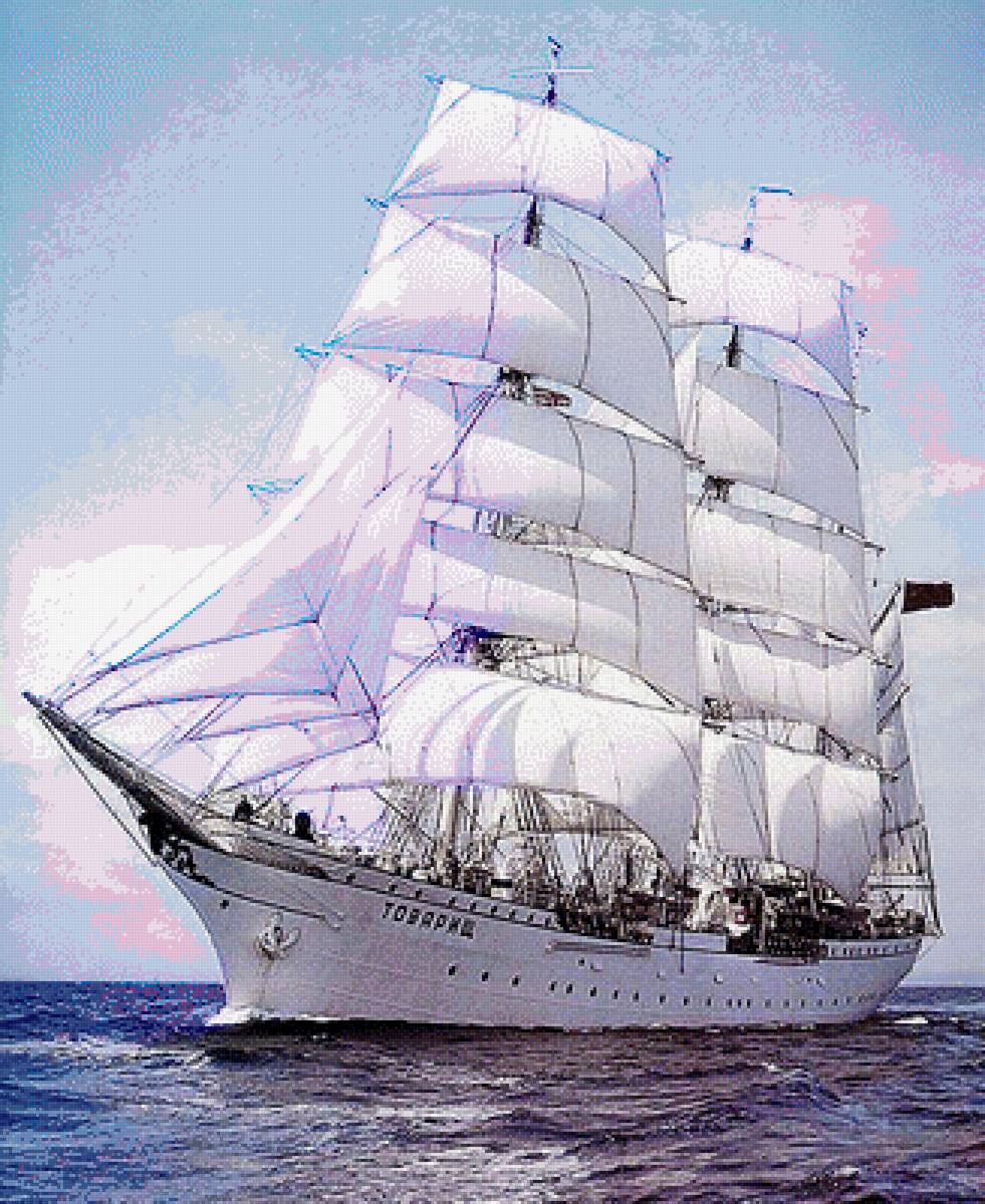 Легендарный парусник - парусник, корабль - предпросмотр