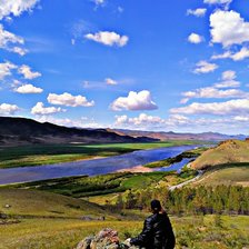 Схема вышивки «Гора лев»