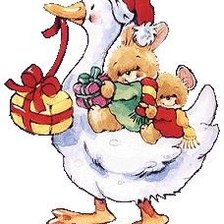 Схема вышивки «Н.г. гусь»