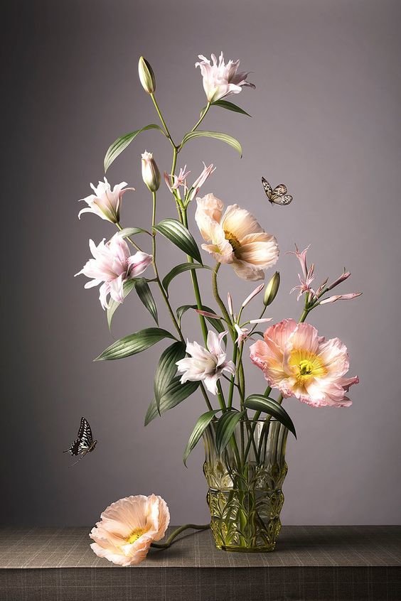 ваза с цветами - оригинал