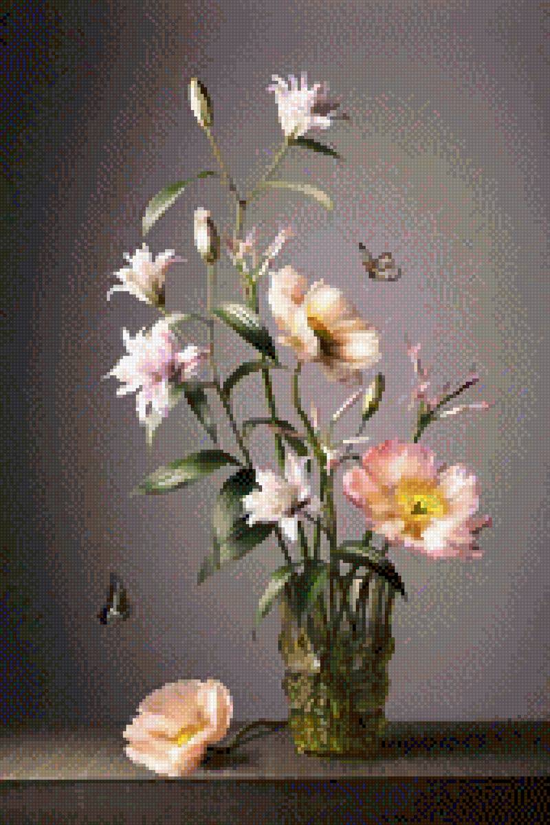 ваза с цветами - предпросмотр