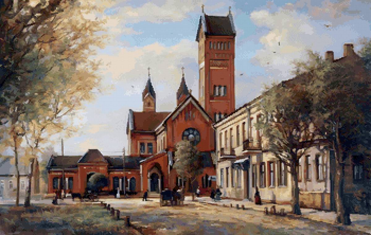 Красный костел - минск, костел, 19 век - предпросмотр