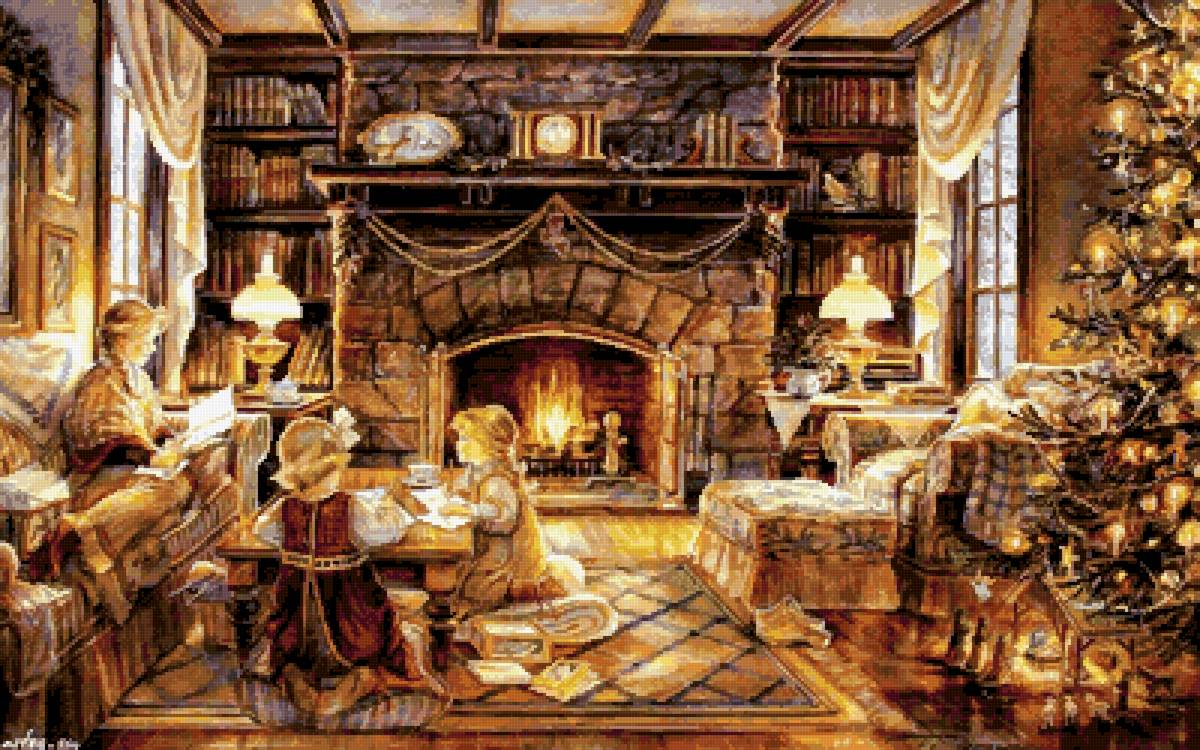 №2717885 - сказка, камин - предпросмотр