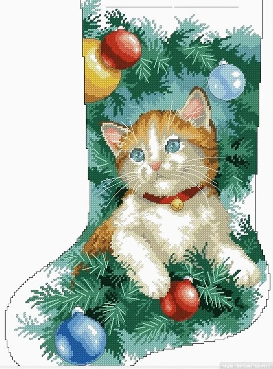 №2718100 - новый год, сапожок - оригинал