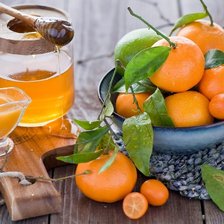 Схема вышивки «Bodegon de naranjas»
