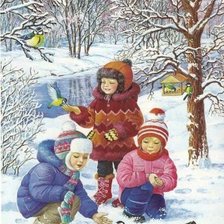 Схема вышивки «Zima»