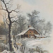 Схема вышивки «Zima»