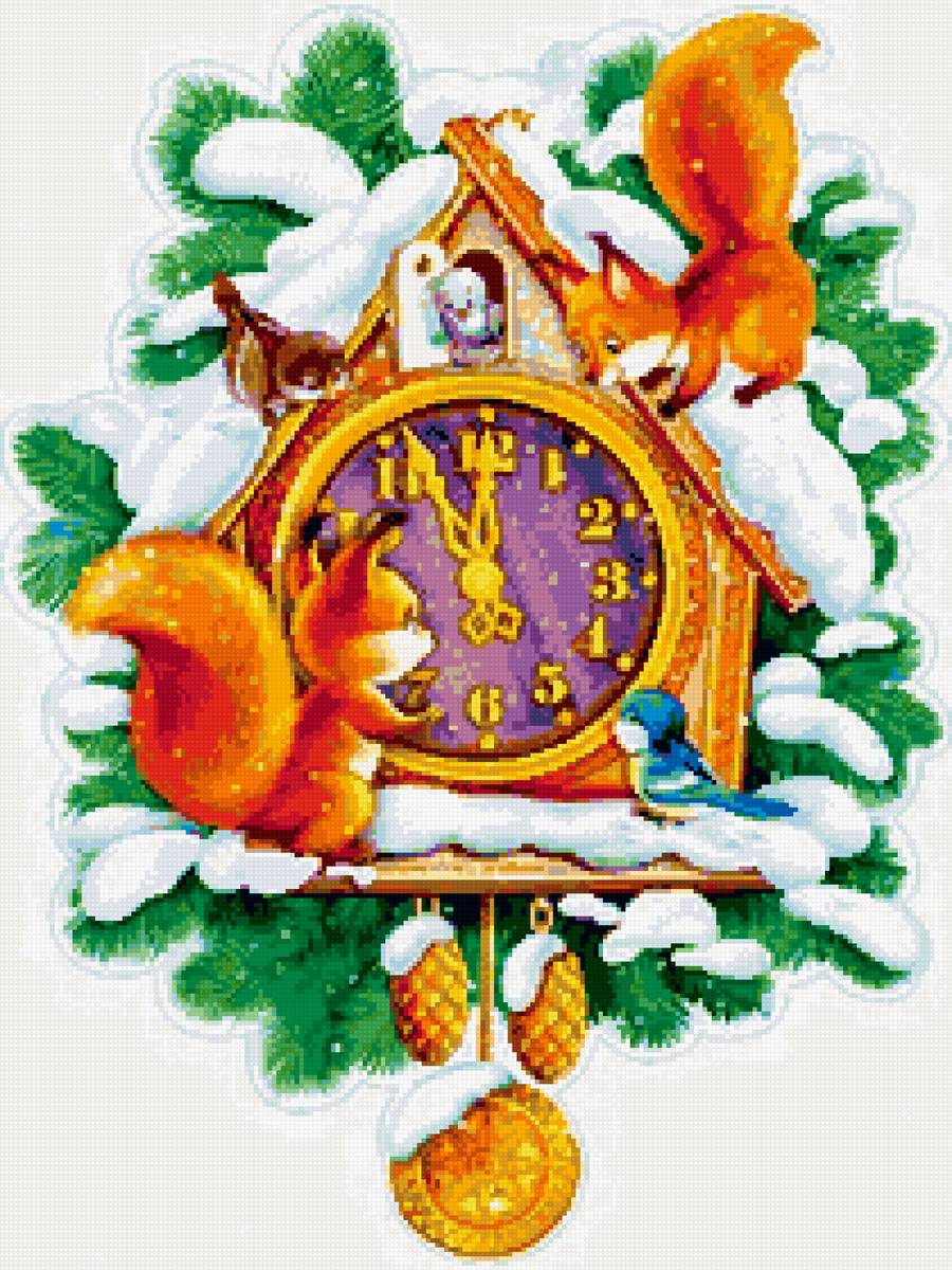 №2718796 - часы, новый год - предпросмотр