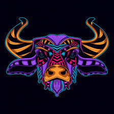 Схема вышивки «Буйвол»