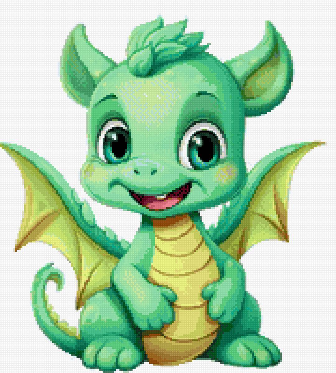 Дракончик 🐉 - дракончик 🐲 - предпросмотр