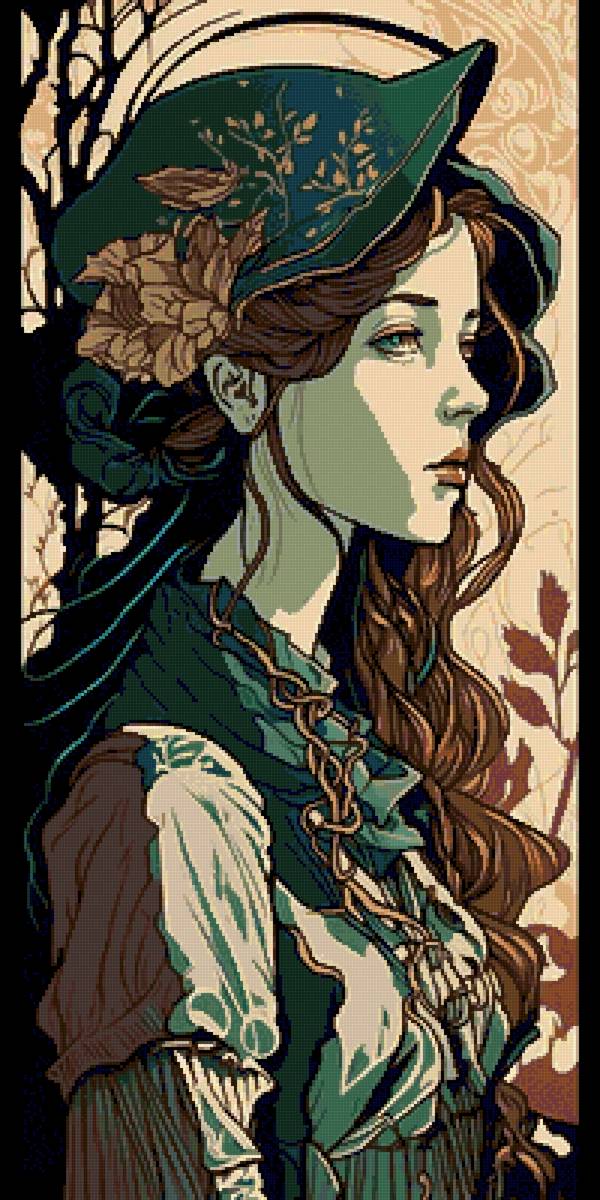 Девушка ретро - ретро, красота, люди, девушка, девушки, женщина - предпросмотр