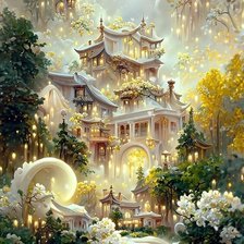 Схема вышивки «волшебная осень»