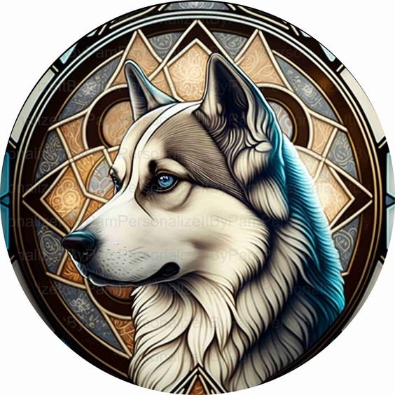 Портрет Хаски - собаки, животные, собака - оригинал