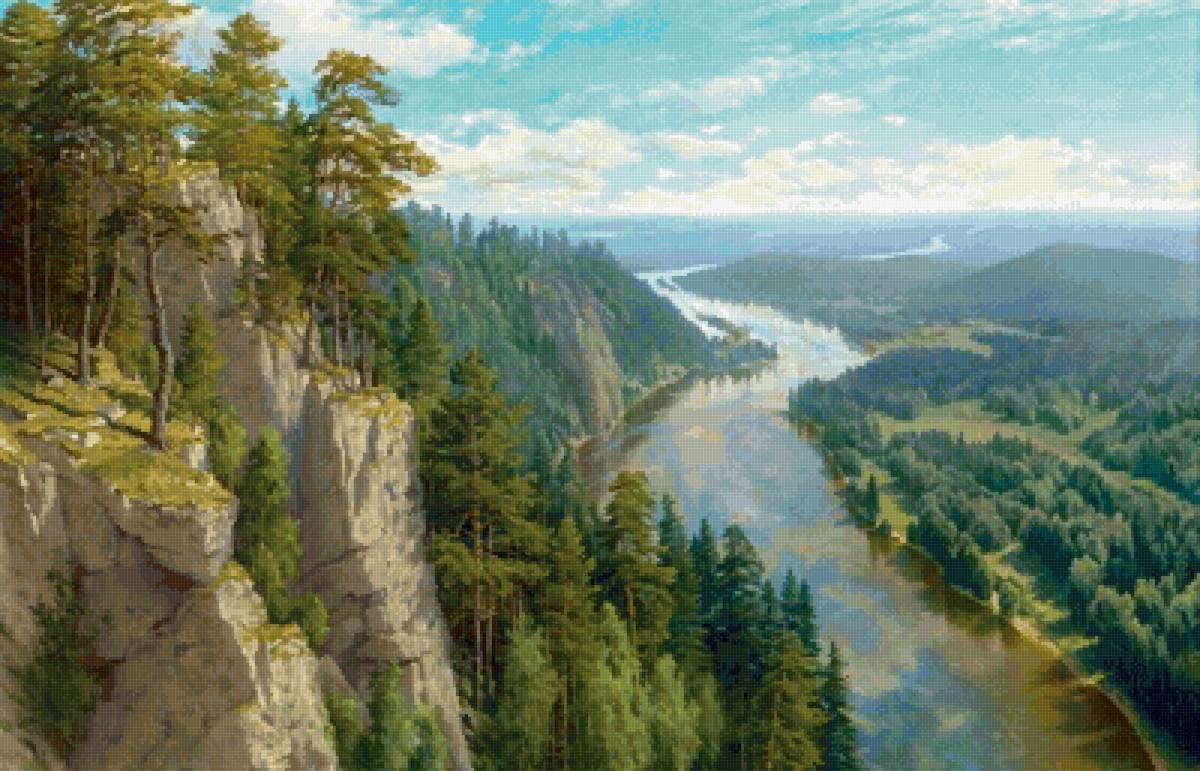 №2719652 - река, урал, лес, скалы - предпросмотр