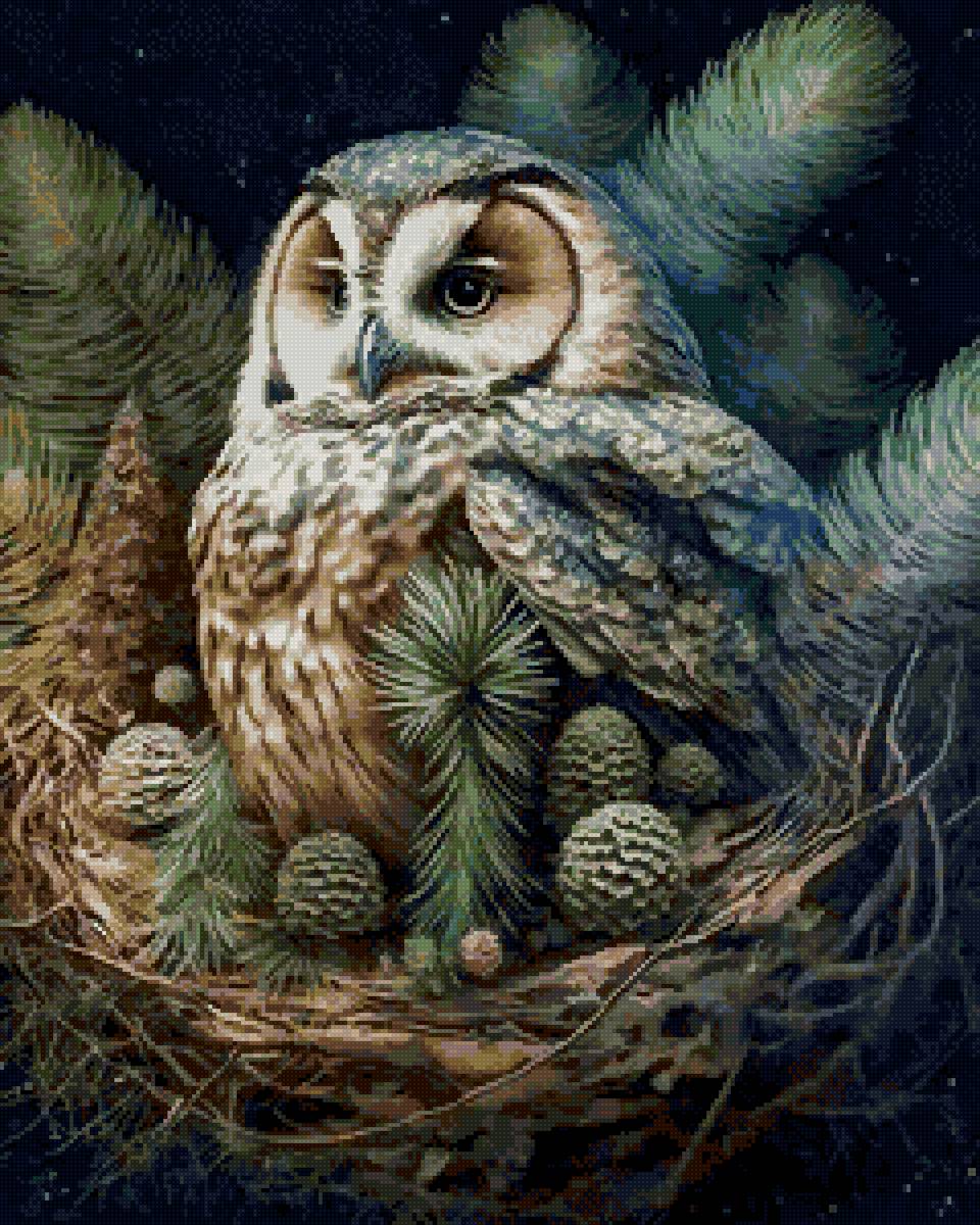 №2719836 - птицы, сова - предпросмотр