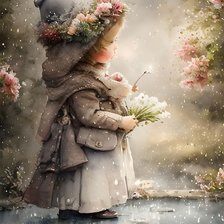 Схема вышивки «ice girl»