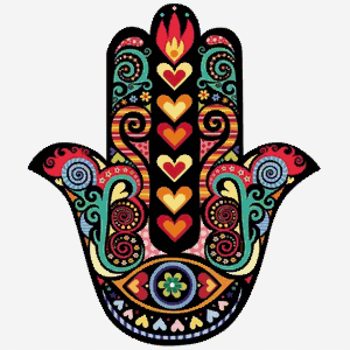 Хáмса — восточный защитный амулет. - амулет, религия - предпросмотр