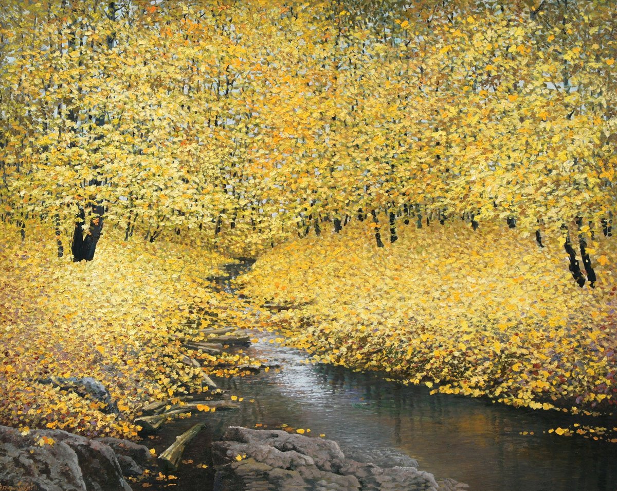 Золотая осень. Илья Остроухов - русские художники - оригинал