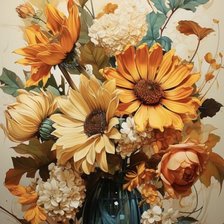 Схема вышивки «Jesenje cvece»