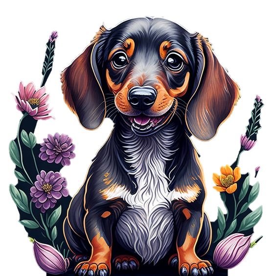 Таксик - собаки, щенок, собака, животные, такса - оригинал