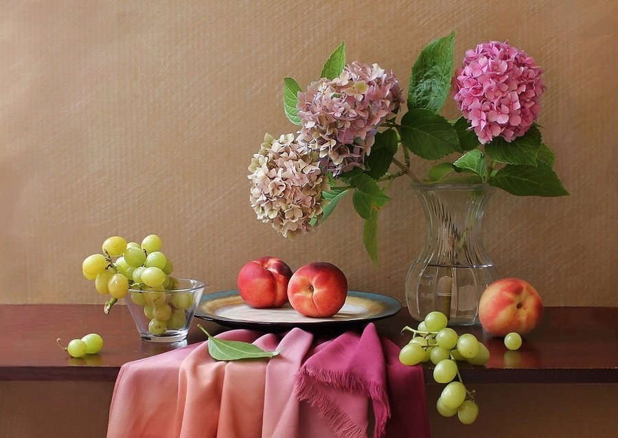 №2721069 - цветы, фрукты, натюрморт - оригинал