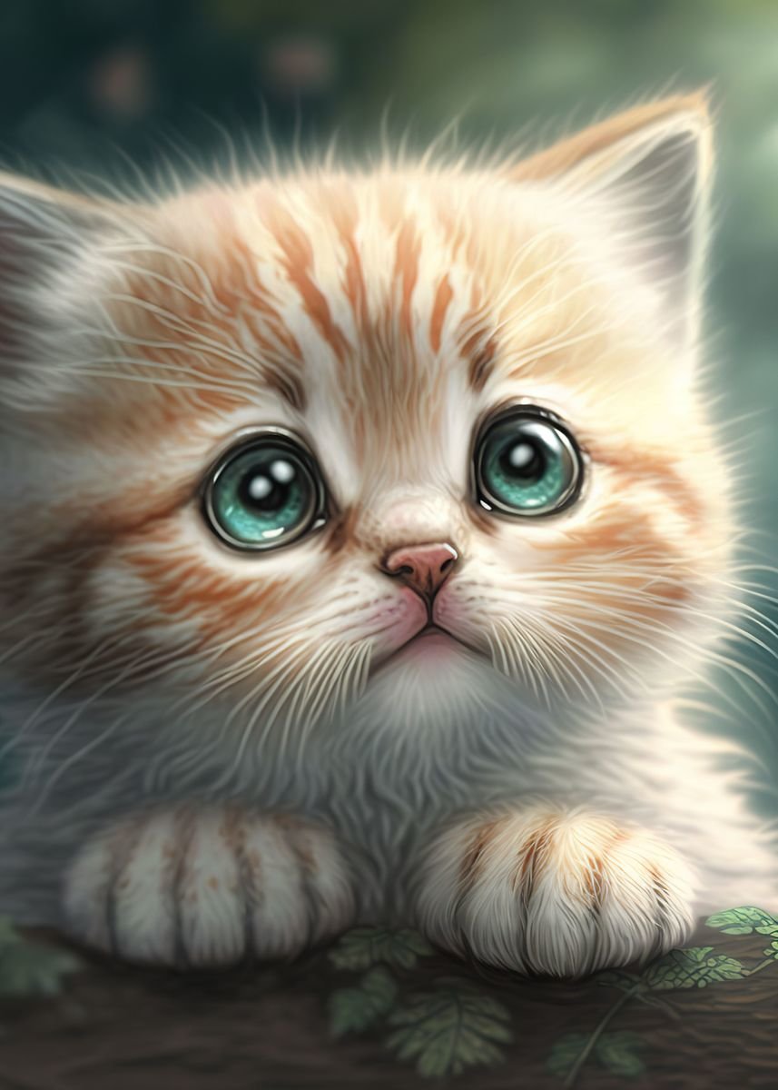 котенок - животные, котенок, кот - оригинал