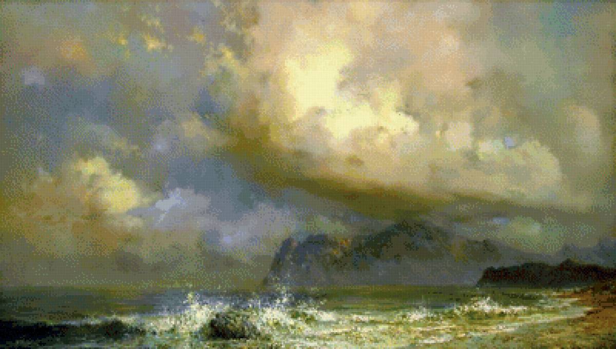 МОРСКОЙ БЕРЕГ - прибой волны - предпросмотр