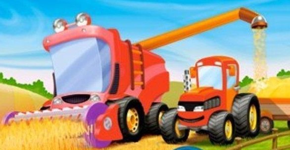 комбайн - уборка - оригинал