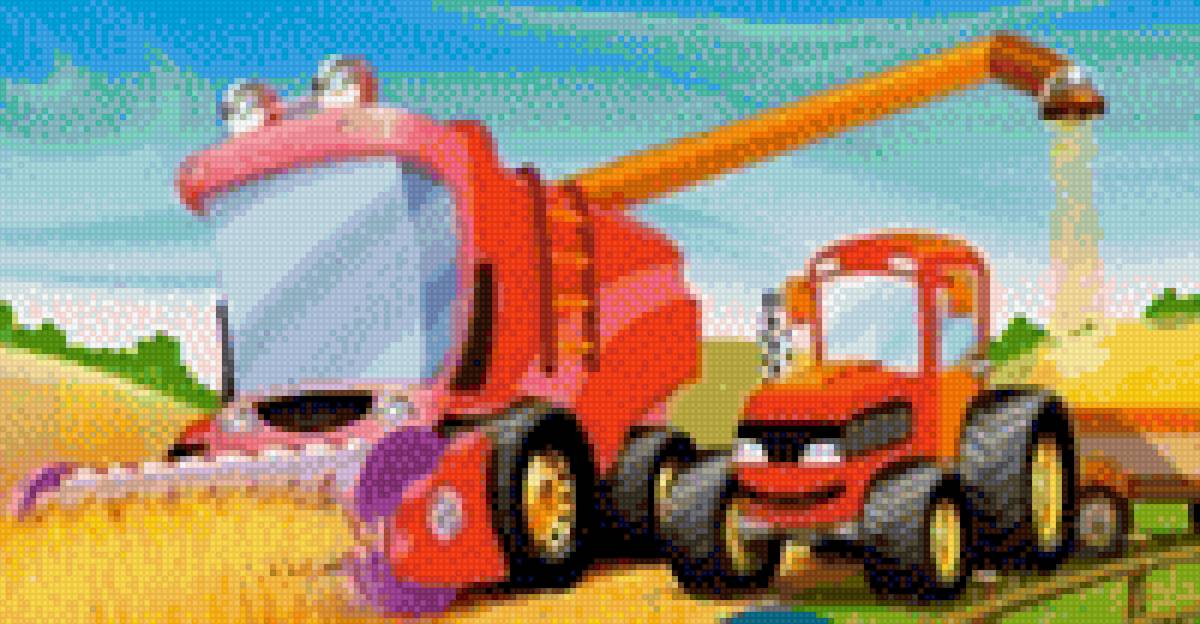 комбайн - уборка - предпросмотр