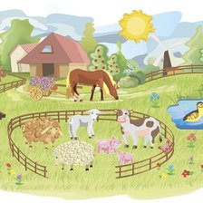 Схема вышивки «сельское хозяйство»