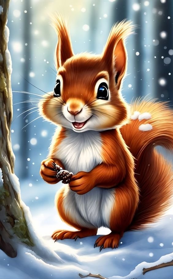 Бельчонок - белка, бельчонок, животные - оригинал