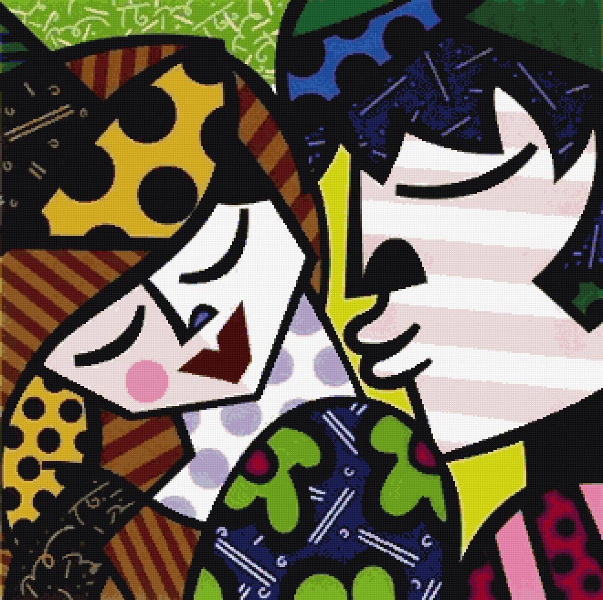 Любовь. Поп-арт. - поп-арт, любовь, арт, абстракция - предпросмотр