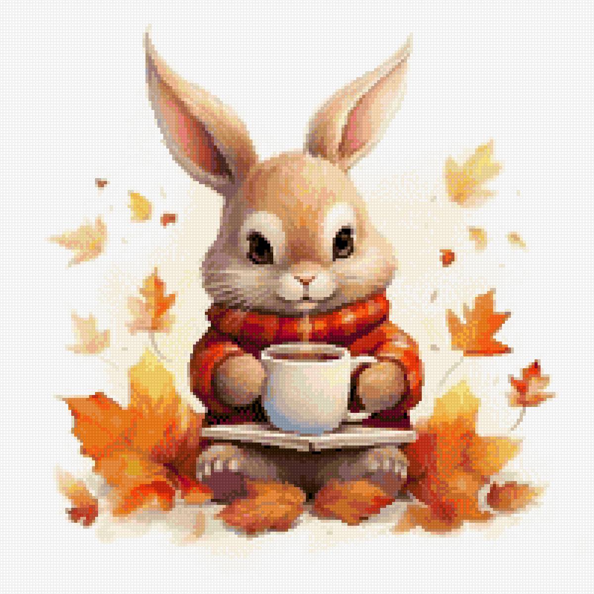 Зайчик - зайчик, осень 🍂 🍁 🐇 - предпросмотр