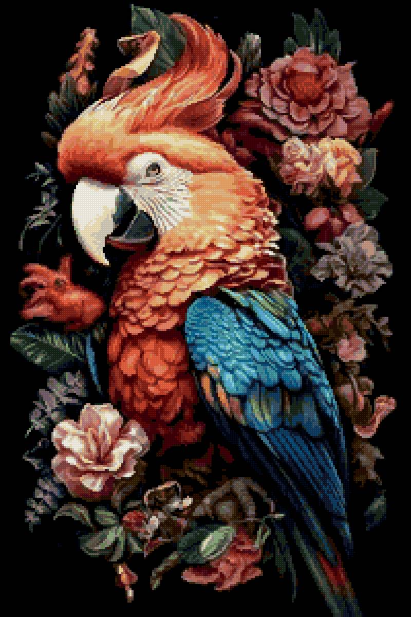 №2722248 - птицы, попугай - предпросмотр