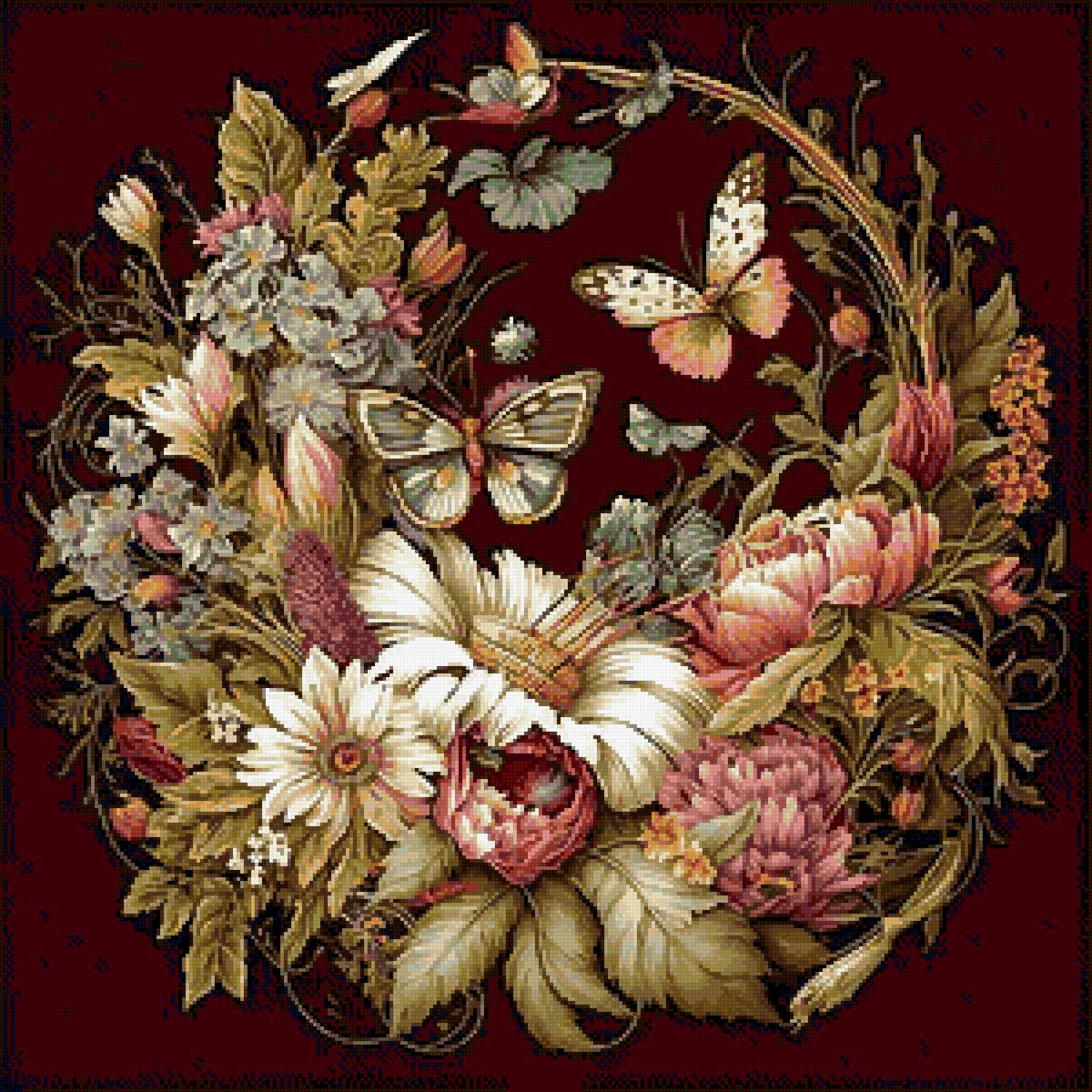 №2722527 - цветы, бабочки - предпросмотр