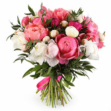 Схема вышивки «Пионы»