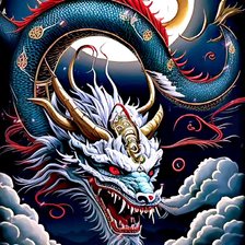 Схема вышивки «Китайский дракон 2»