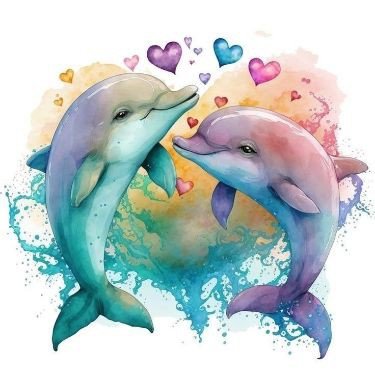 Дельфины - дельфины - оригинал