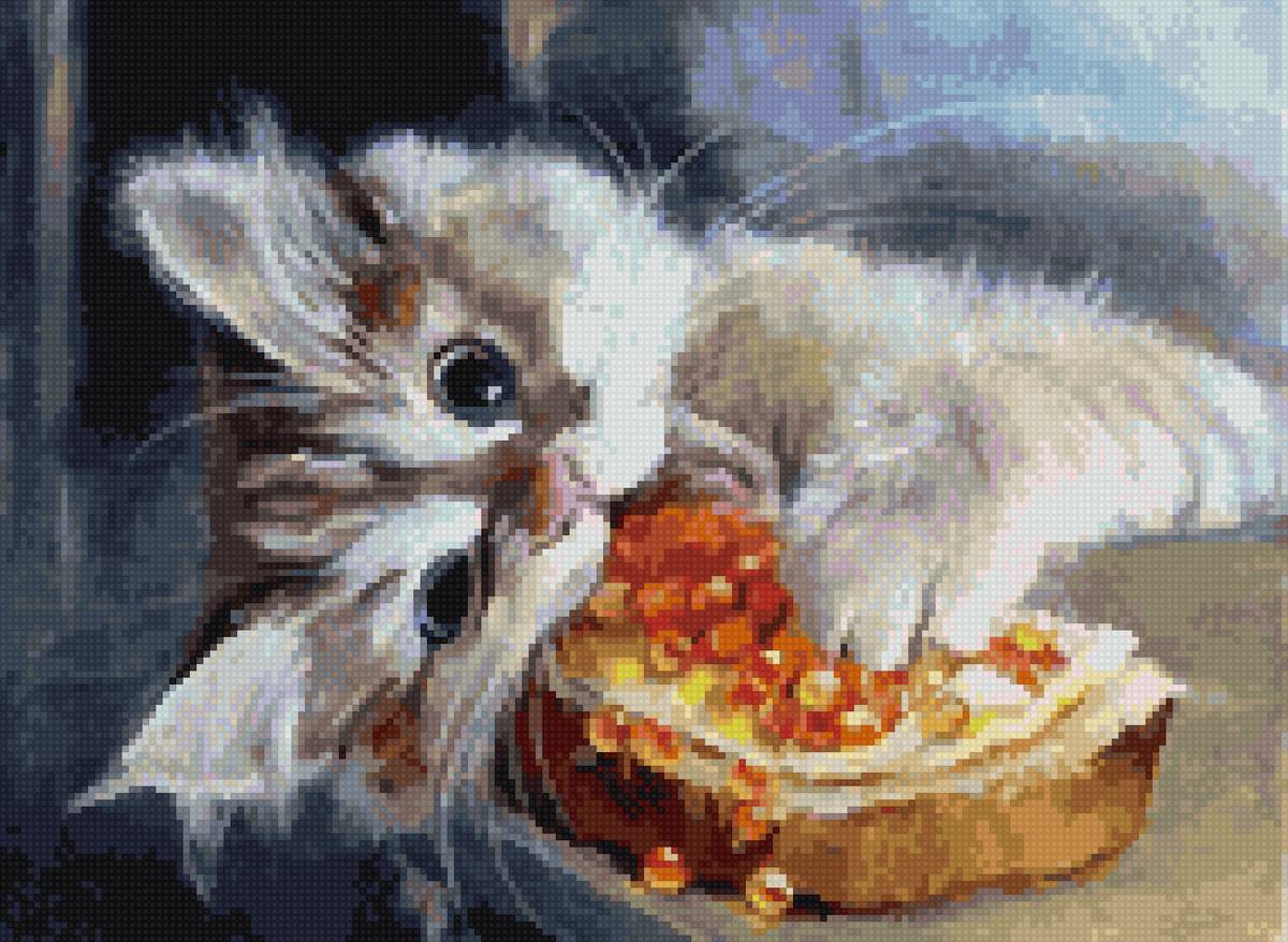 Счастье есть - до 240 крестиков, котик, до 190 - предпросмотр