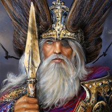 Схема вышивки «Бог Один»