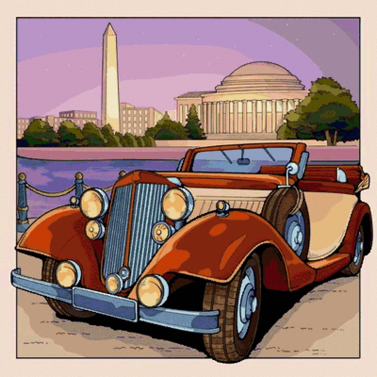 Ретро авто - техника, ретро, автомобиль - предпросмотр