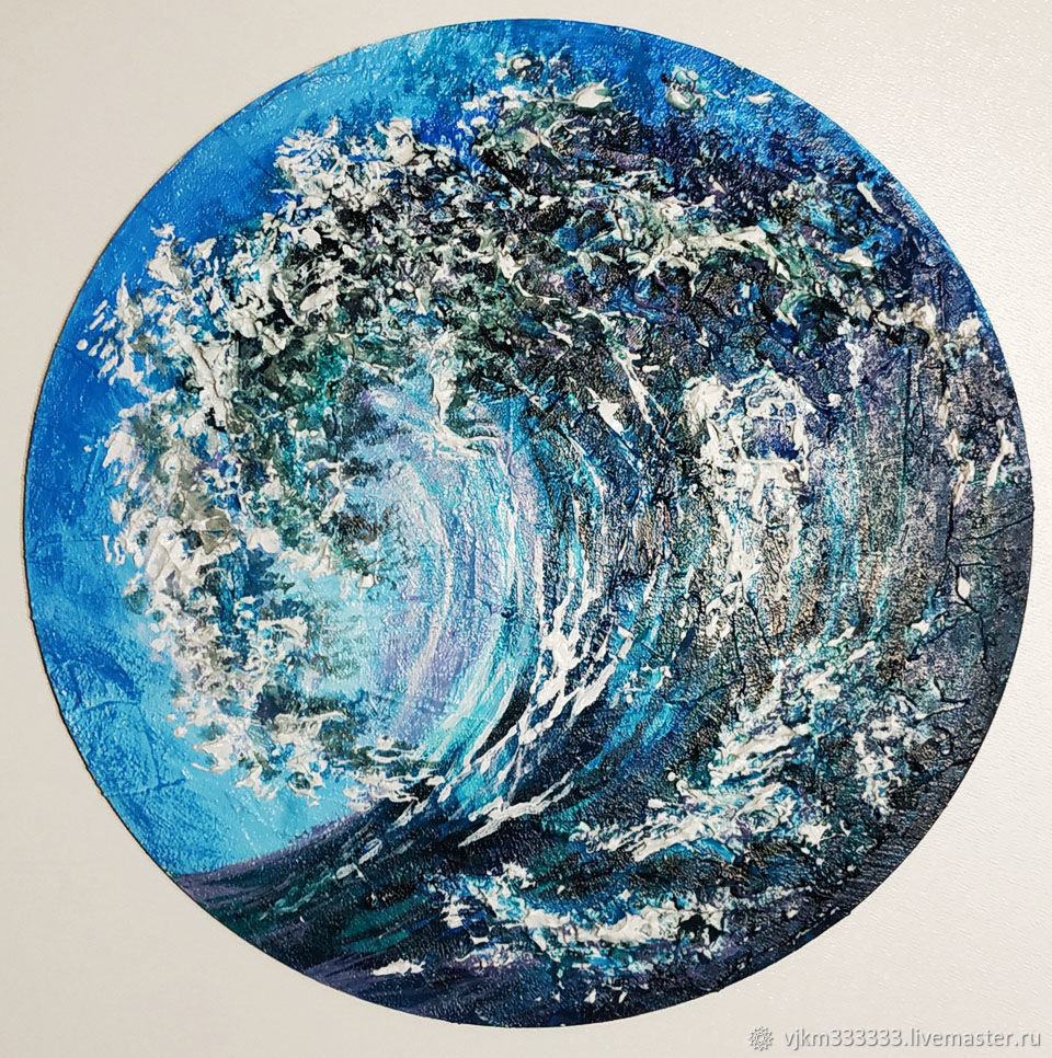 Бушующий океан - пейзаж, животные - оригинал