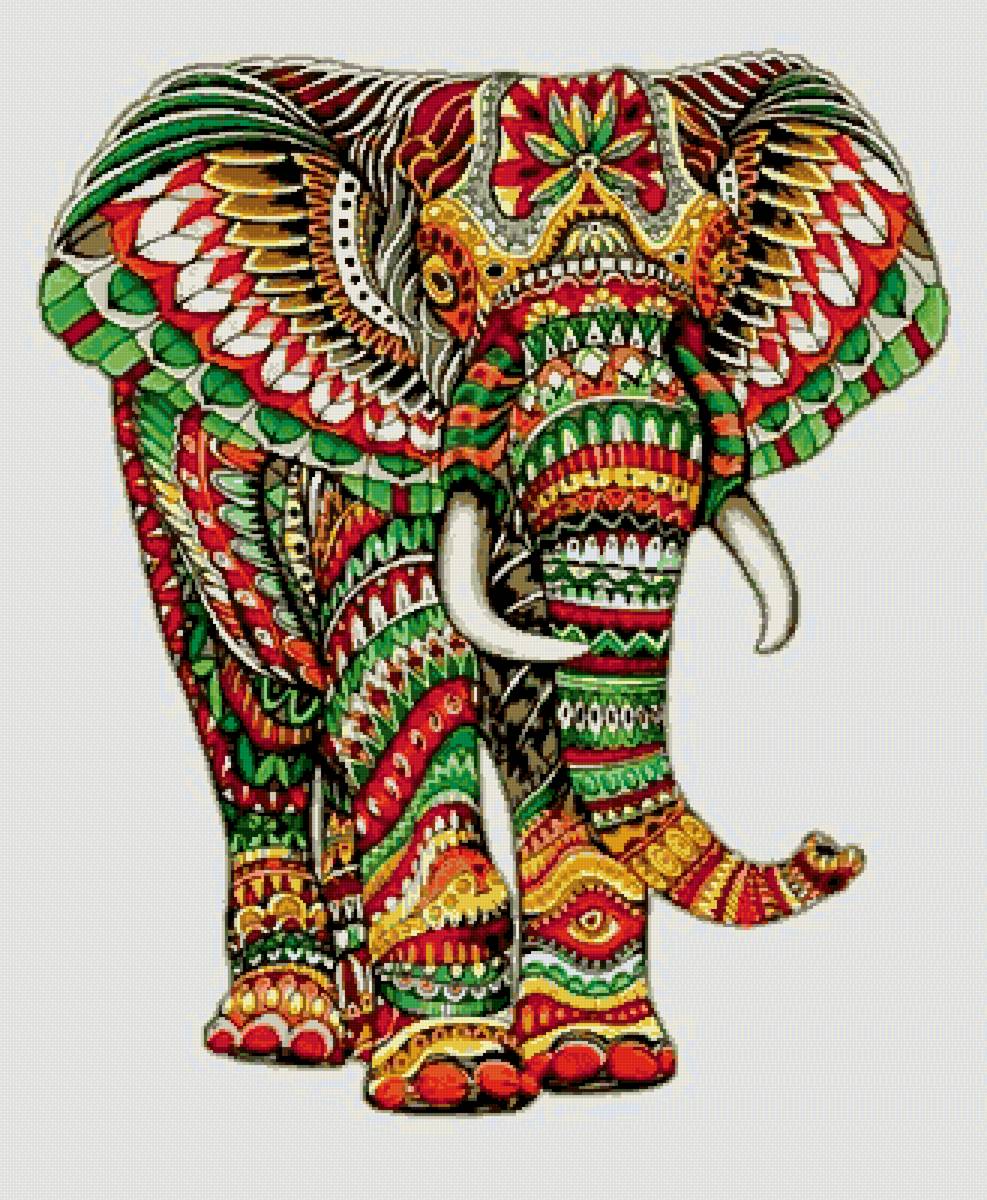 №2725562 - мелодия цвета, животные, слон - предпросмотр