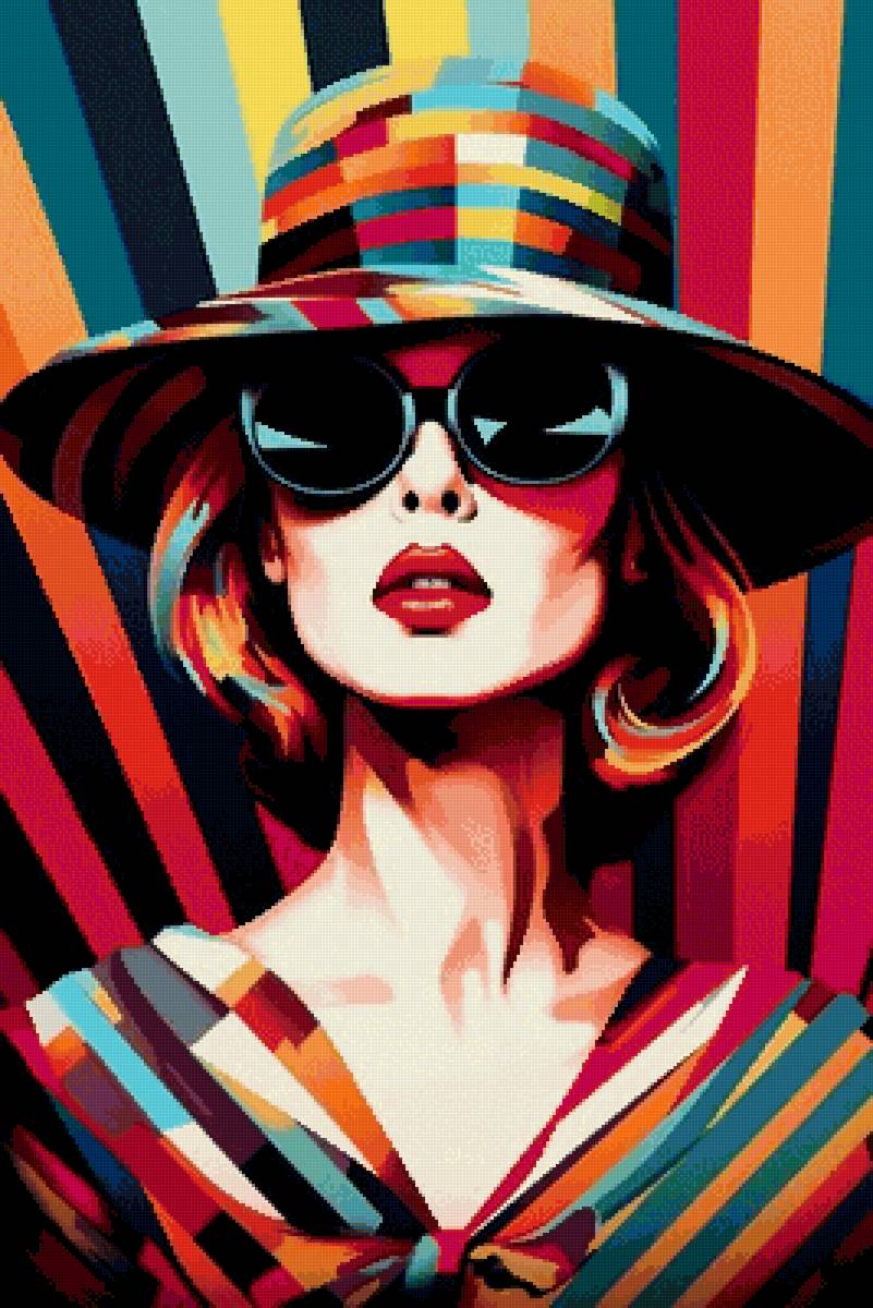 Дама - женщина, арт, девушка - предпросмотр