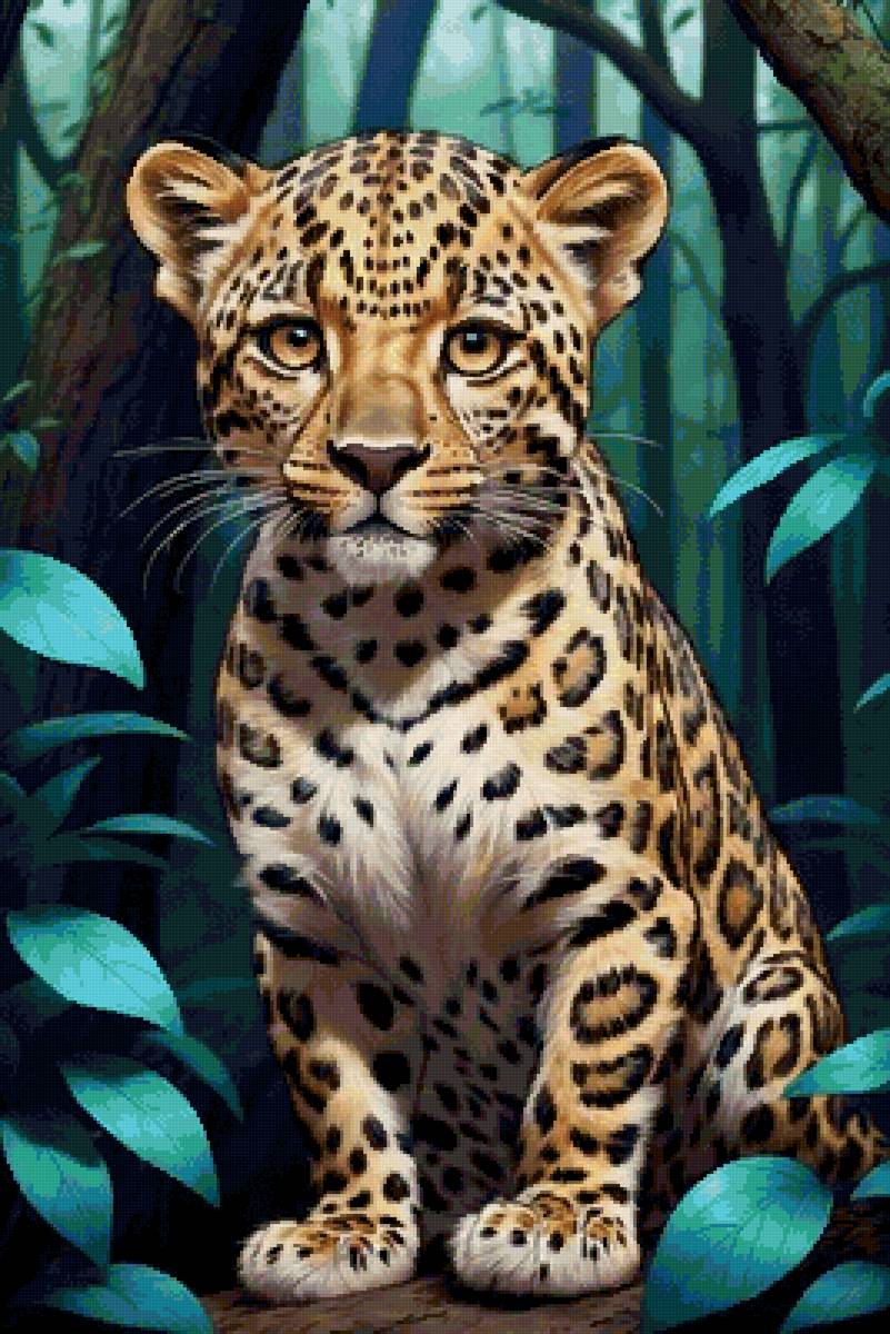 Леопардик - животные, леопард, дикие кошки - предпросмотр